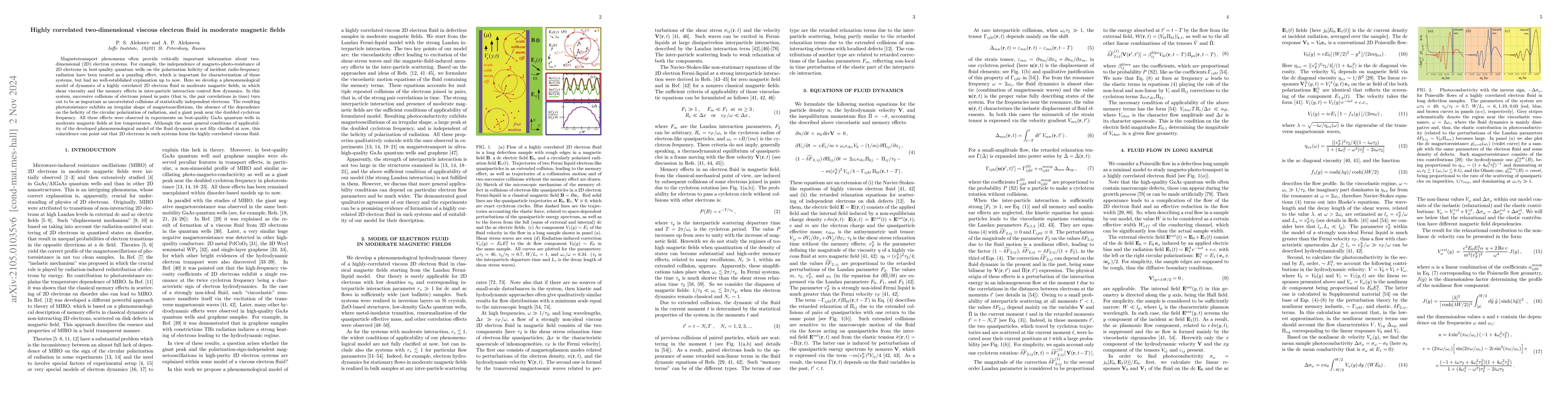 Thumbnail for Highly correlated two-dimensional electron fluid in best-quality GaAs
  quantum wells