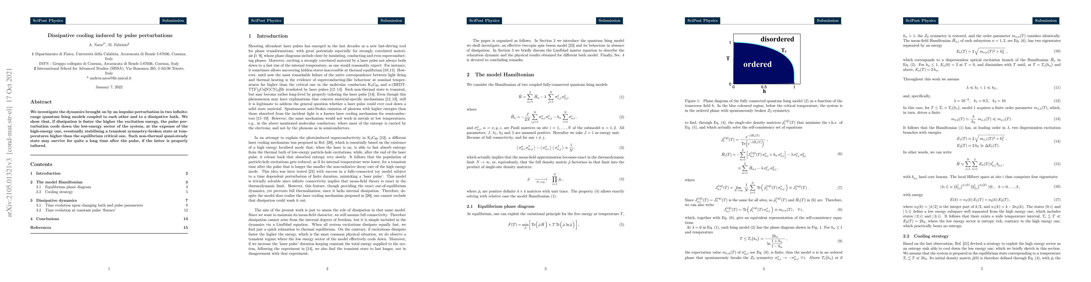 Thumbnail for Dissipative cooling induced by pulse perturbations