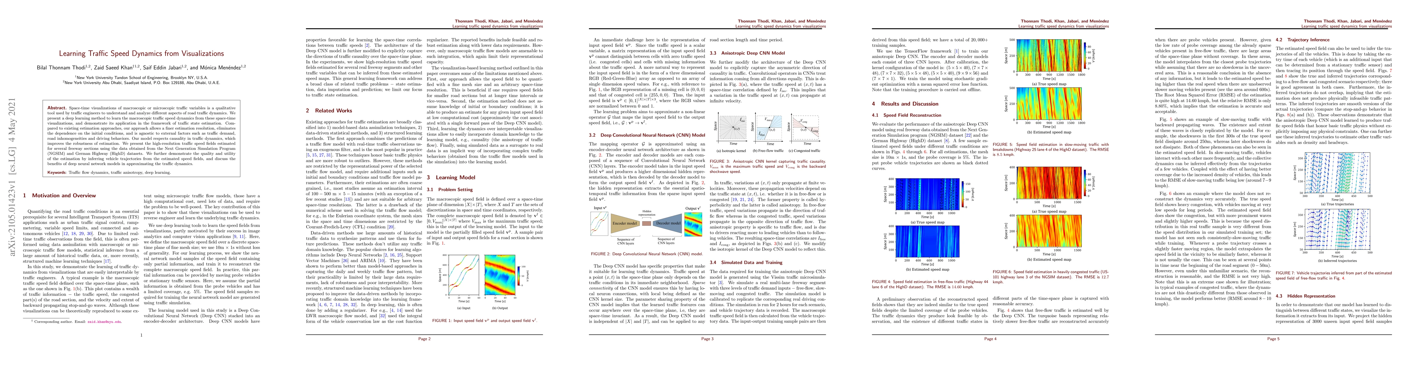 Thumbnail for Learning Traffic Speed Dynamics from Visualizations