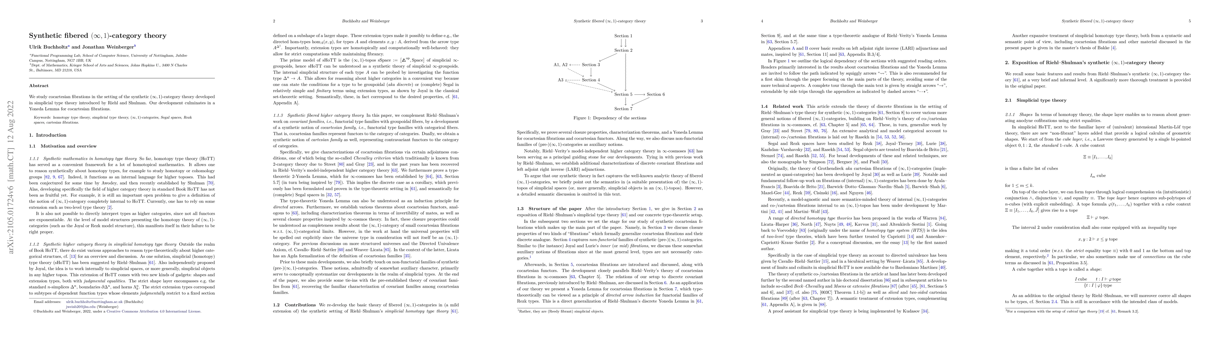 Thumbnail for Synthetic fibered $(\infty,1)$-category theory