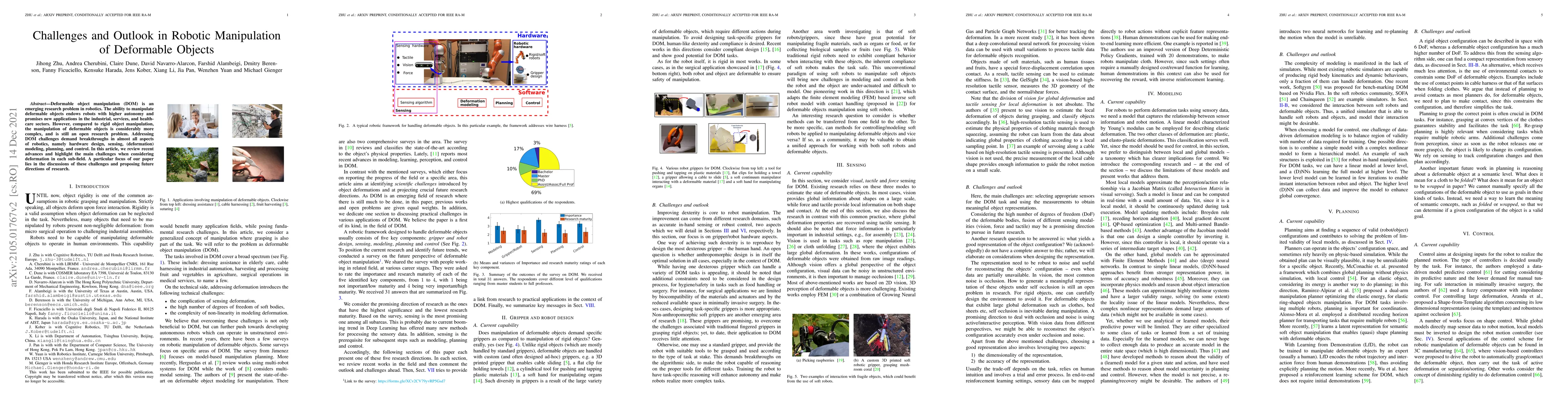 Thumbnail for Challenges and Outlook in Robotic Manipulation of Deformable Objects