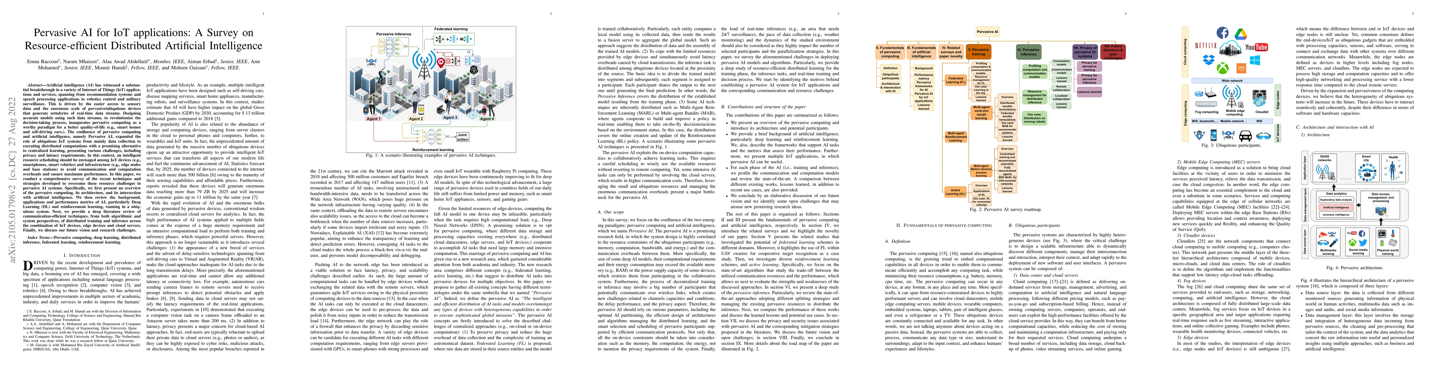 Thumbnail for Pervasive AI for IoT applications: A Survey on Resource-efficient
  Distributed Artificial Intelligence