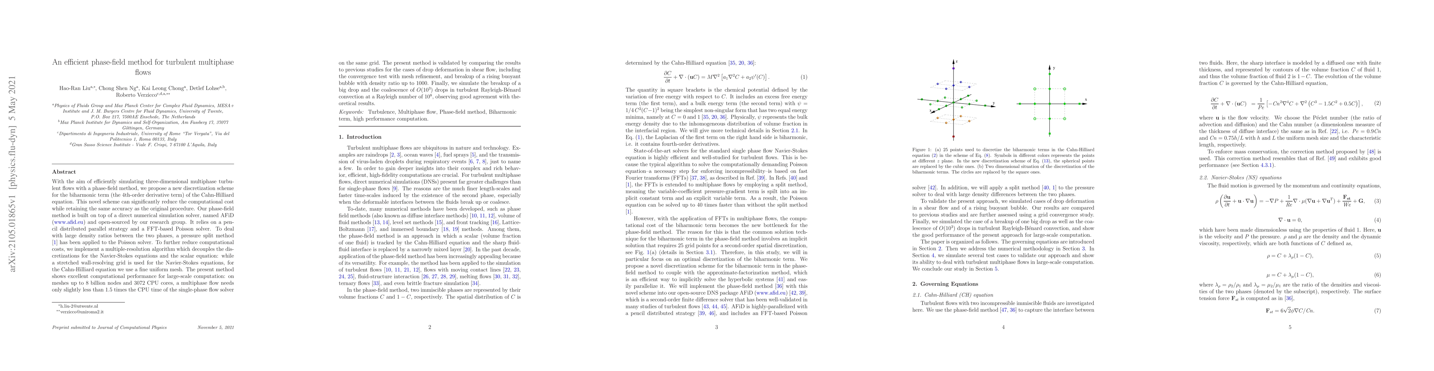 Thumbnail for An efficient phase-field method for turbulent multiphase flows