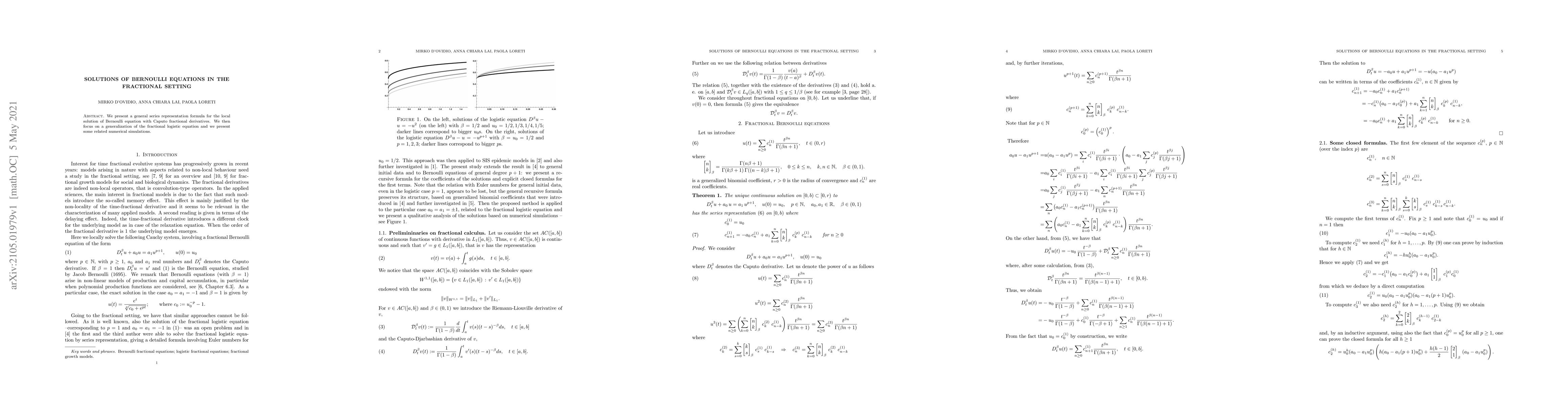 Thumbnail for Solutions of Bernoulli equations in the fractional setting
