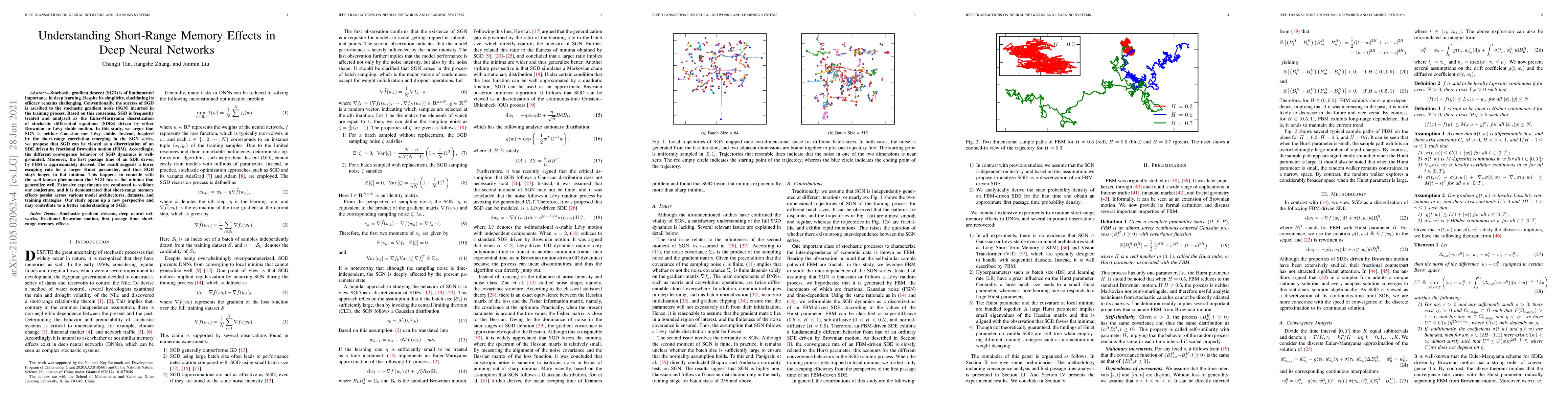 Thumbnail for Understanding Short-Range Memory Effects in Deep Neural Networks