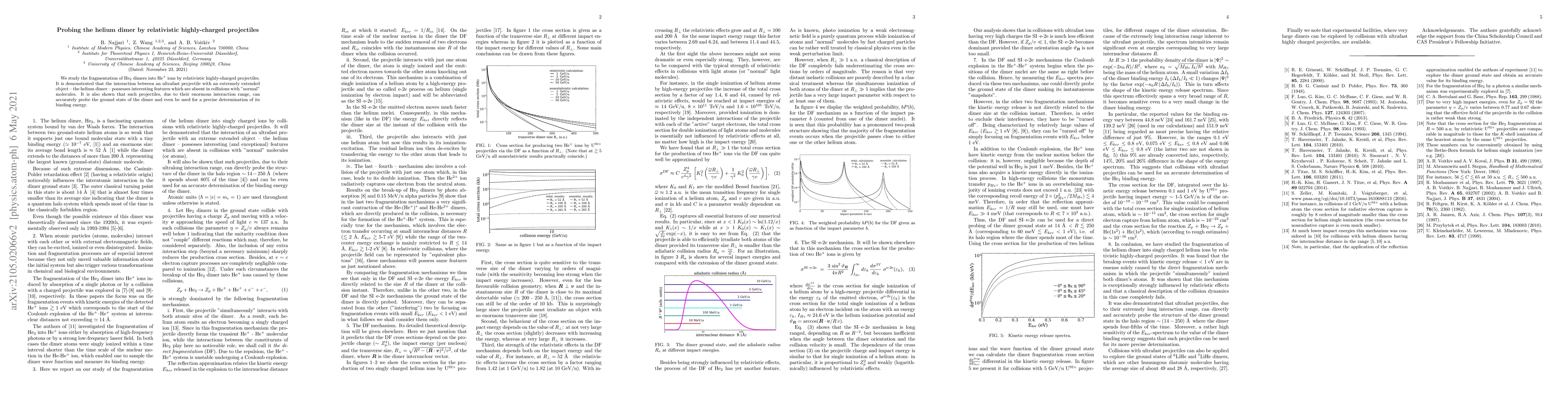 Thumbnail for Probing the helium dimer by relativistic highly-charged projectiles