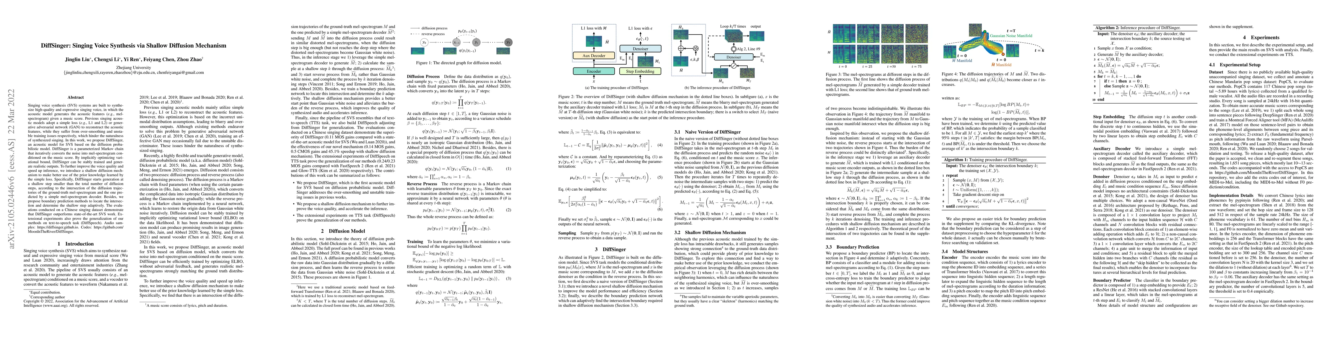 Thumbnail for DiffSinger: Singing Voice Synthesis via Shallow Diffusion Mechanism