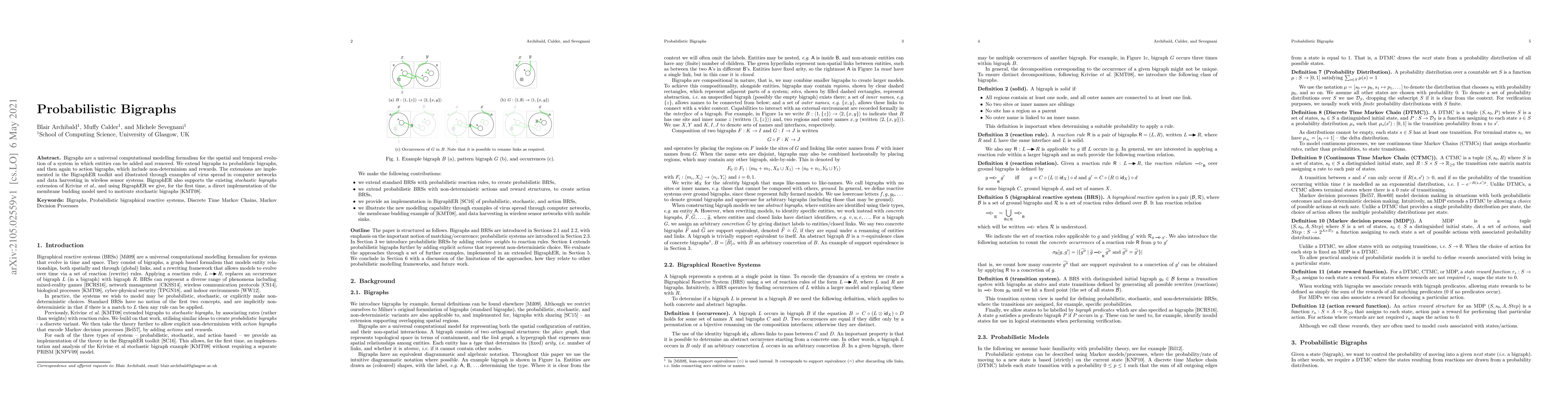 Thumbnail for Probablistic Bigraphs