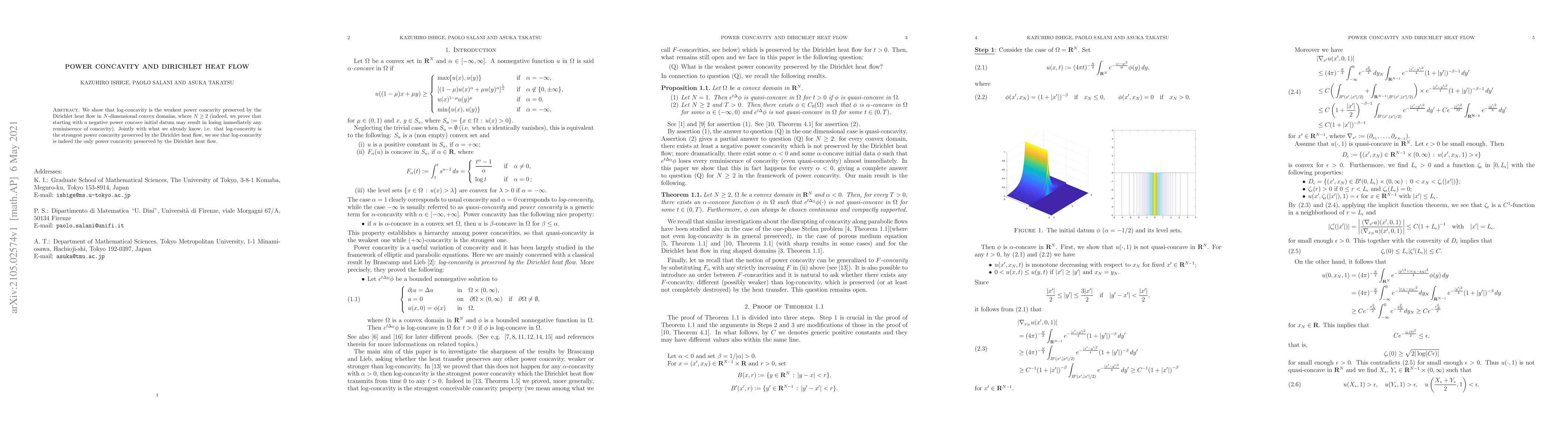 Thumbnail for Power concavity and Dirichlet heat flow