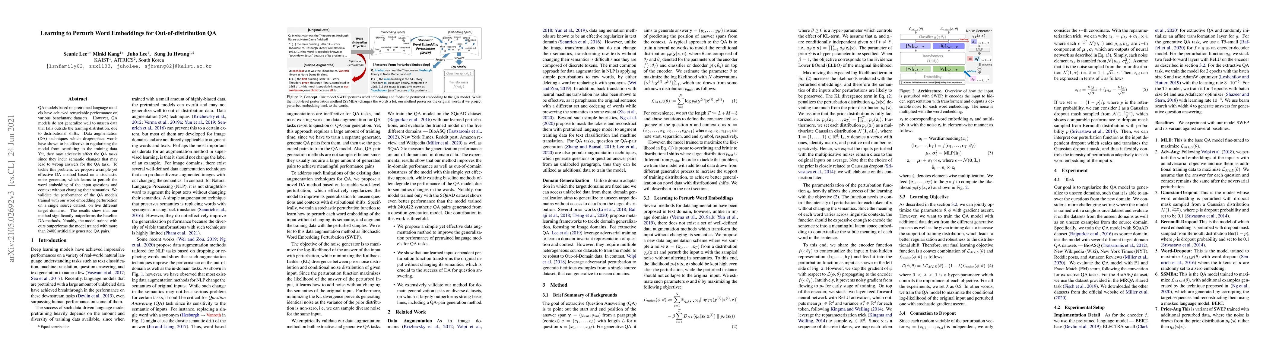 Thumbnail for Learning to Perturb Word Embeddings for Out-of-distribution QA