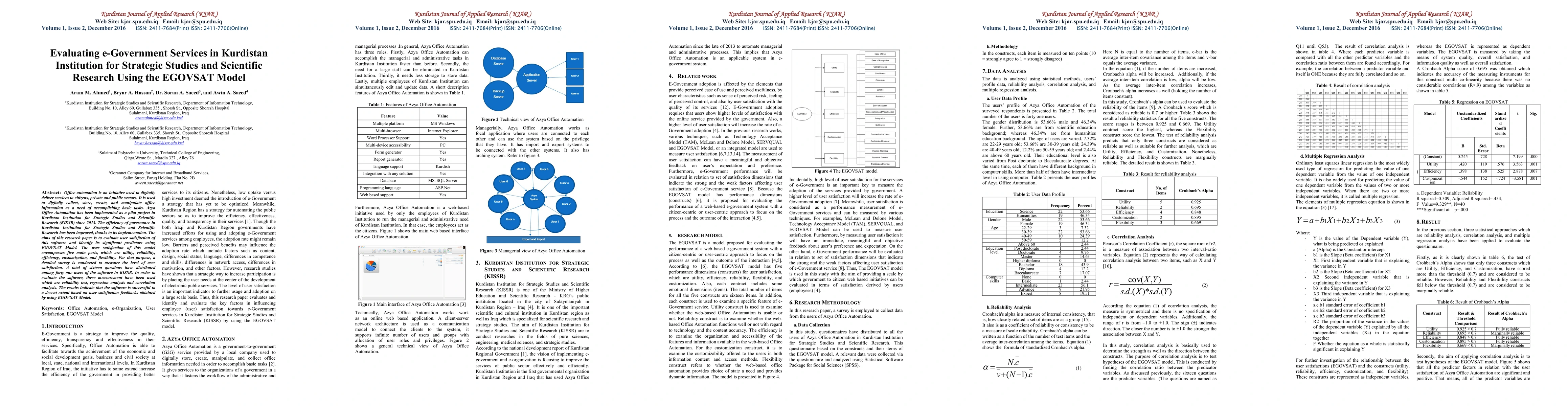 Thumbnail for Evaluating e-Government Services in Kurdistan Institution for Strategic
  Studies and Scientific Research Using the EGOVSAT Model