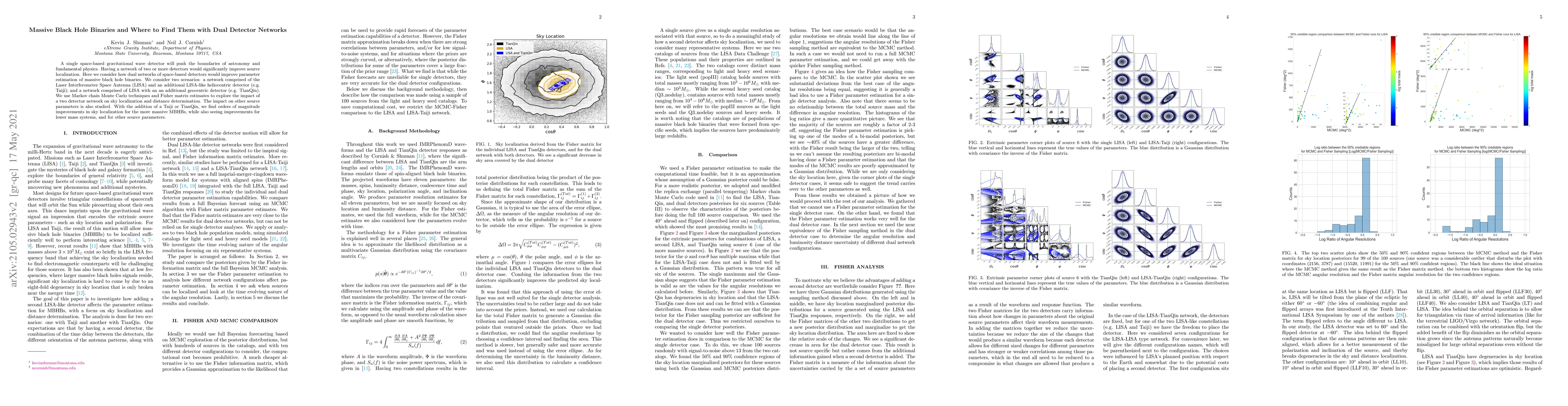 Thumbnail for Massive Black Hole Binaries and Where to Find Them with Dual Detector
  Networks