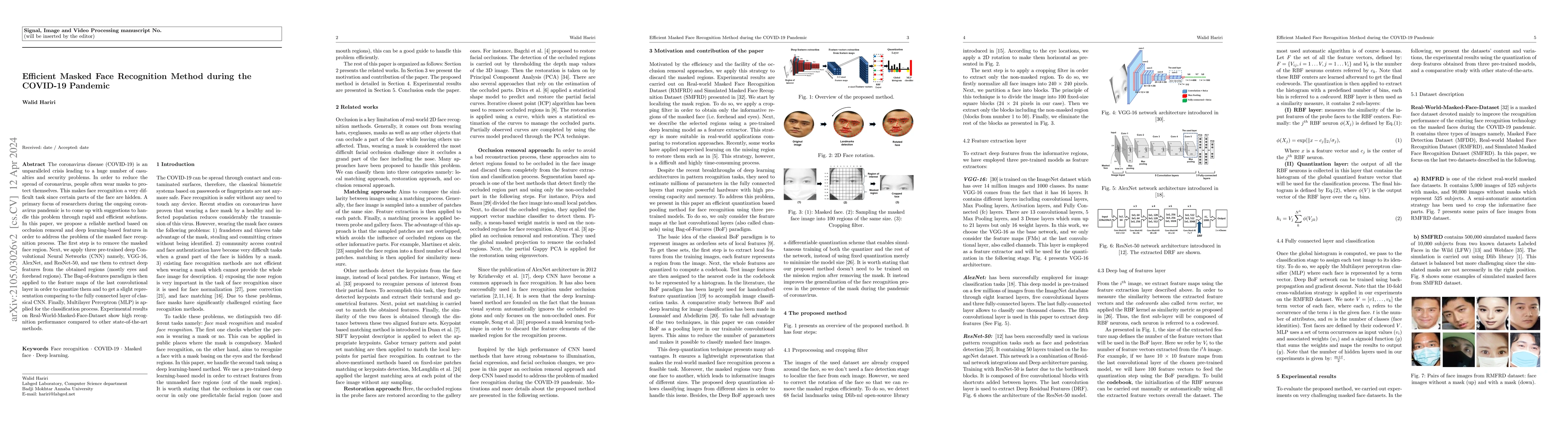 Thumbnail for Efficient Masked Face Recognition Method during the COVID-19 Pandemic
