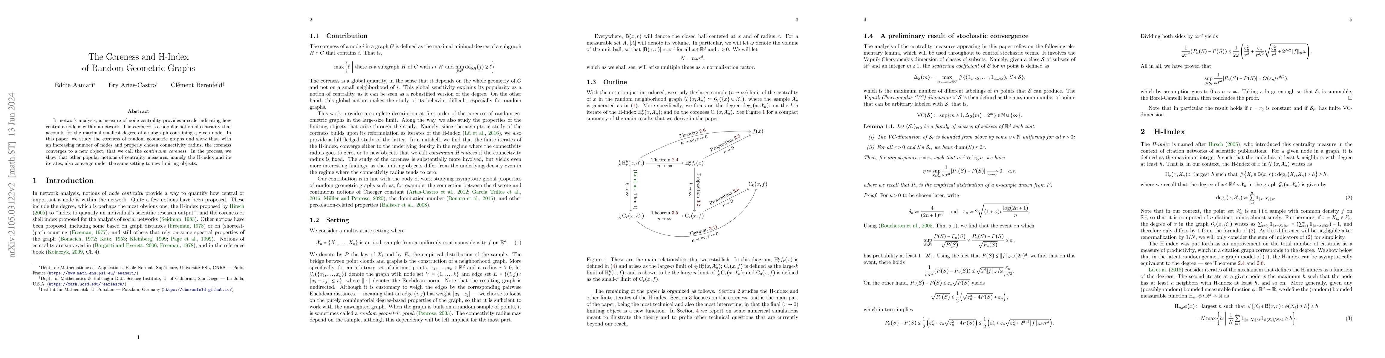 Thumbnail for The Coreness and H-Index of Random Geometric Graphs