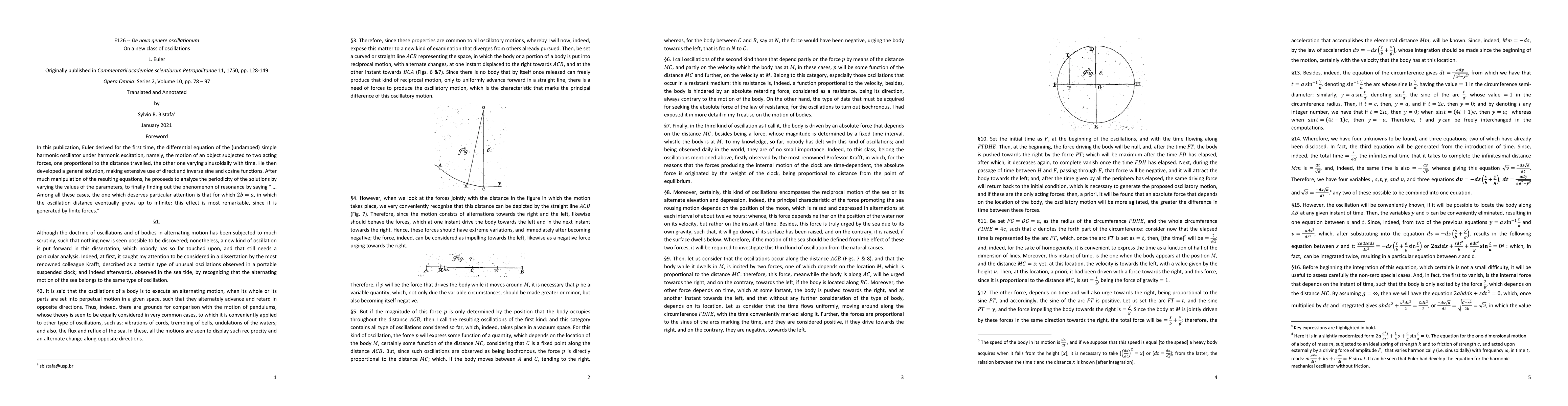 Thumbnail for A translation of L. Euler's "On a new class of oscillations"