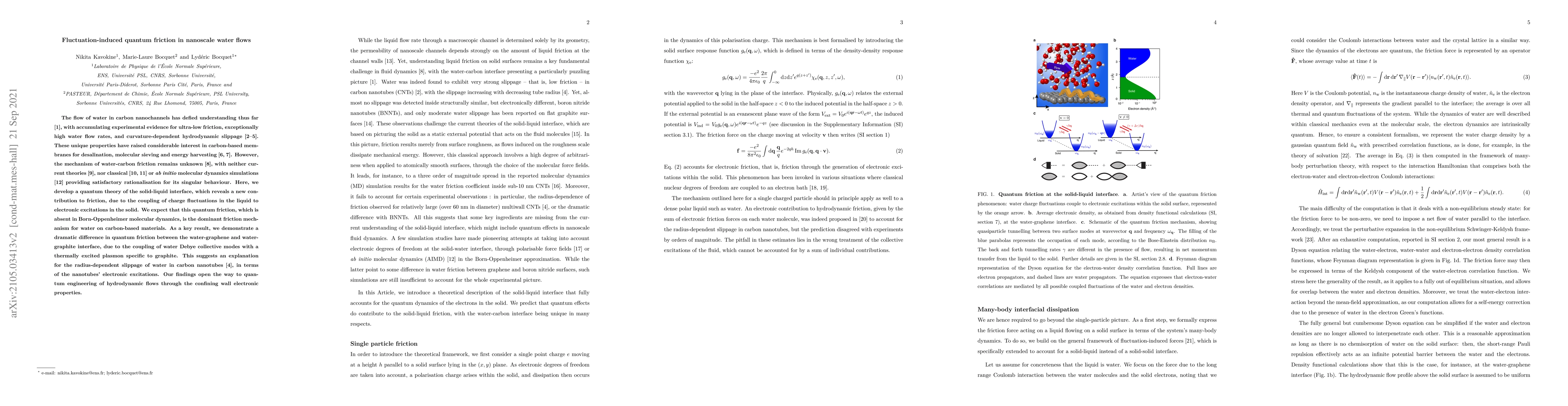 Thumbnail for Fluctuation-induced quantum friction in nanoscale water flows