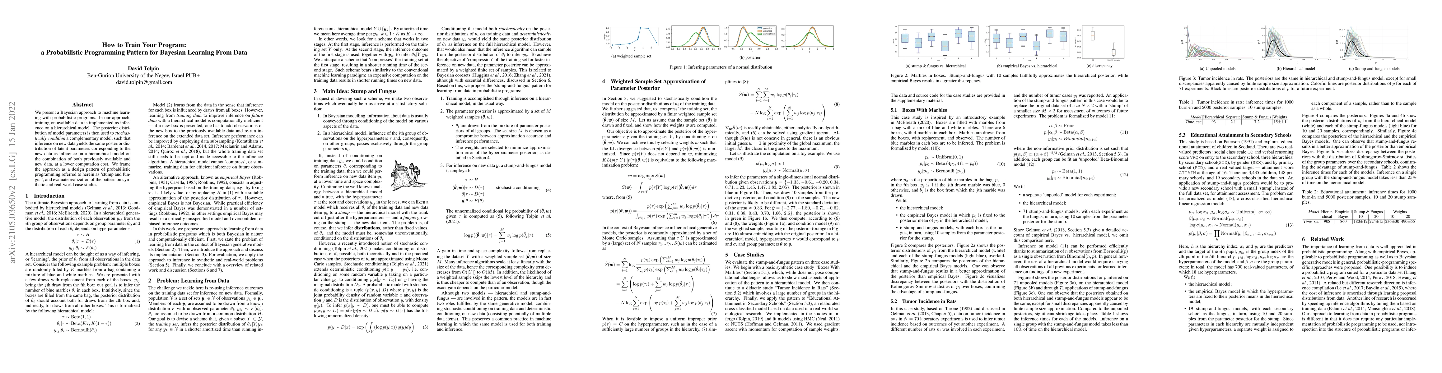 Thumbnail for How To Train Your Program: a Probabilistic Programming Pattern for
  Bayesian Learning From Data