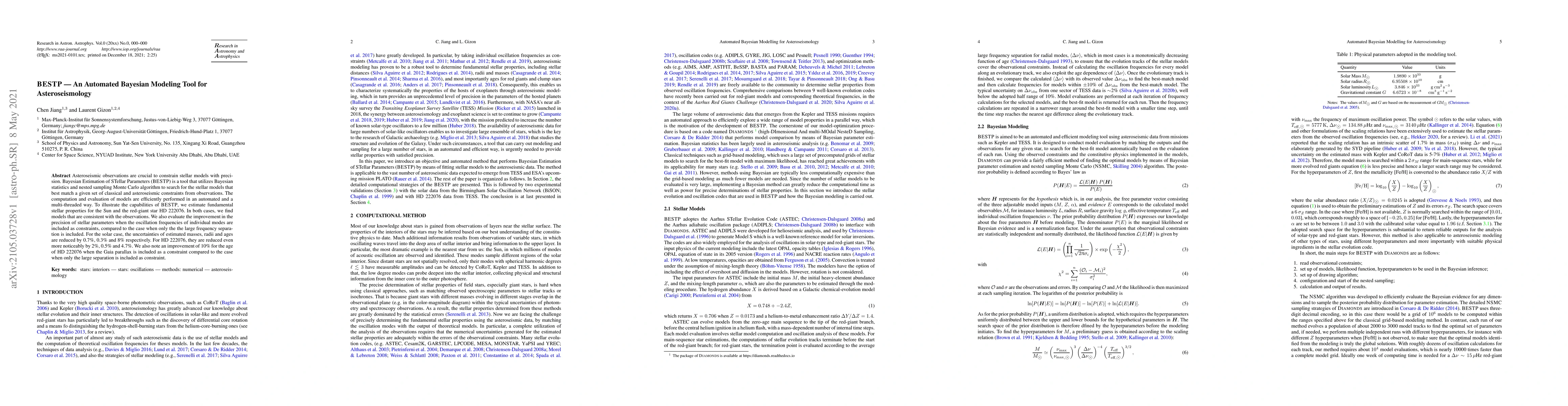 Thumbnail for BESTP -- An Automated Bayesian Modeling Tool for Asteroseismology