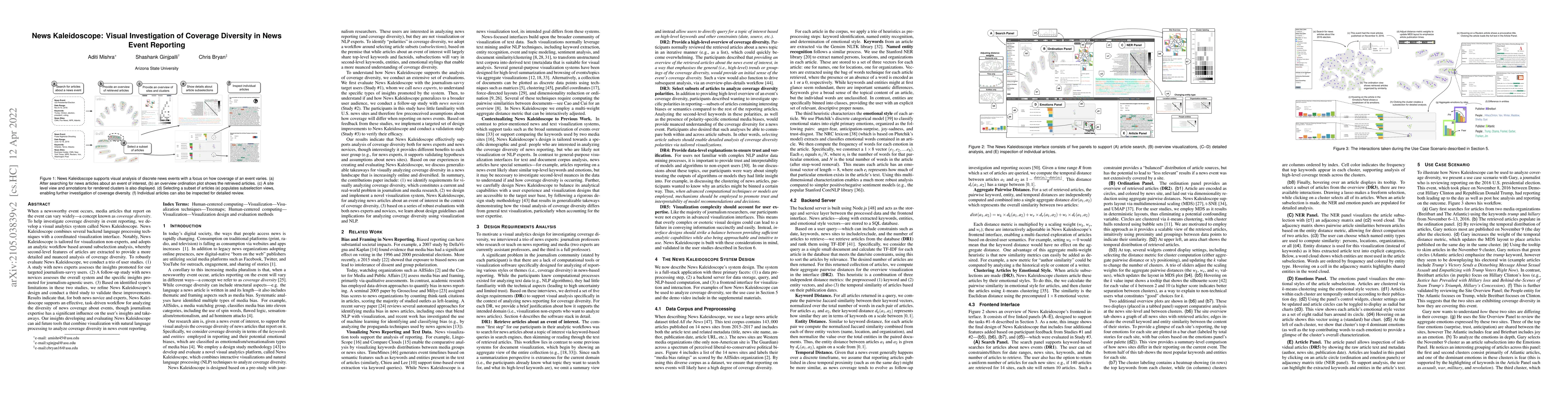Thumbnail for News Kaleidoscope: Visual Investigation of Coverage Diversity in News
  Event Reporting