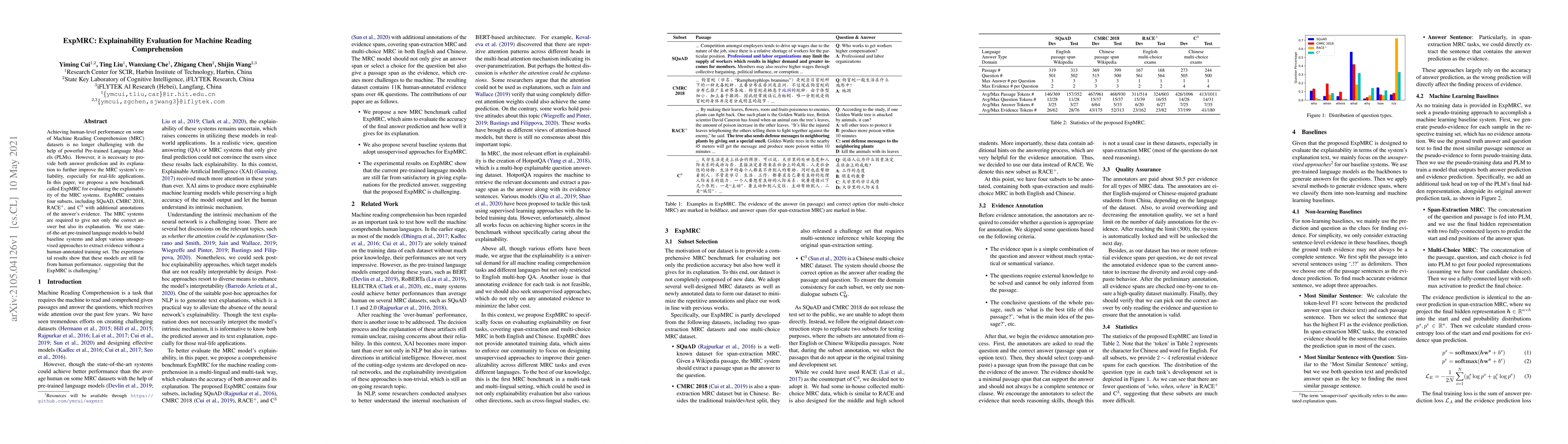 Thumbnail for ExpMRC: Explainability Evaluation for Machine Reading Comprehension