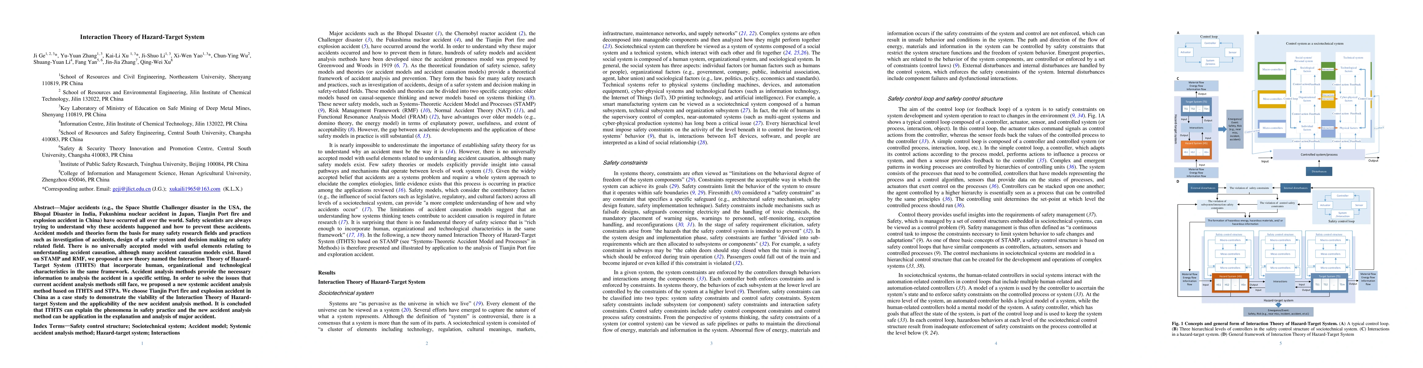 Thumbnail for Interaction Theory of Hazard-Target System
