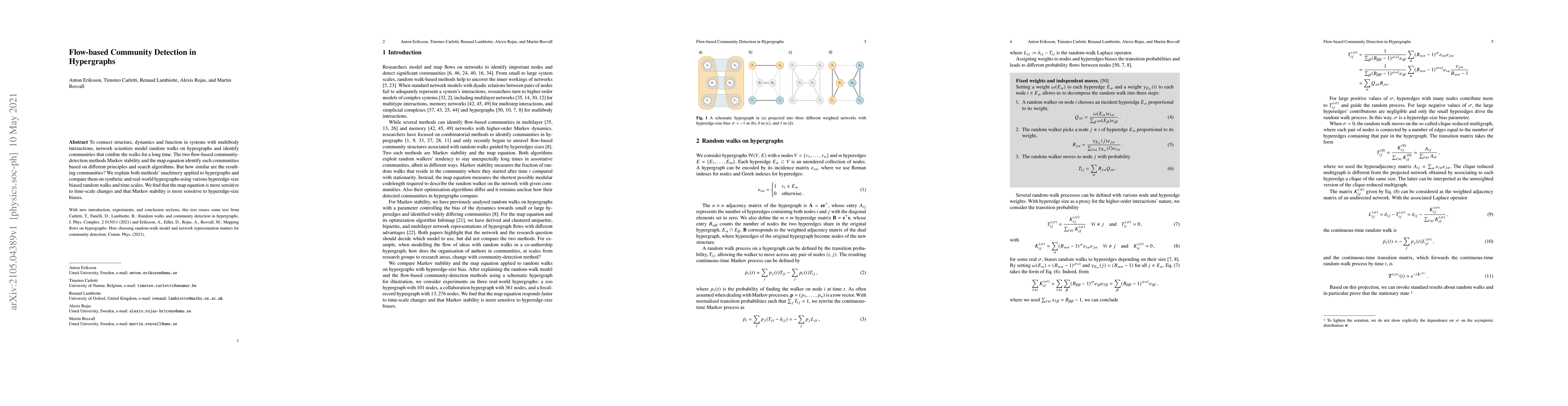 Thumbnail for Flow-based Community Detection in Hypergraphs