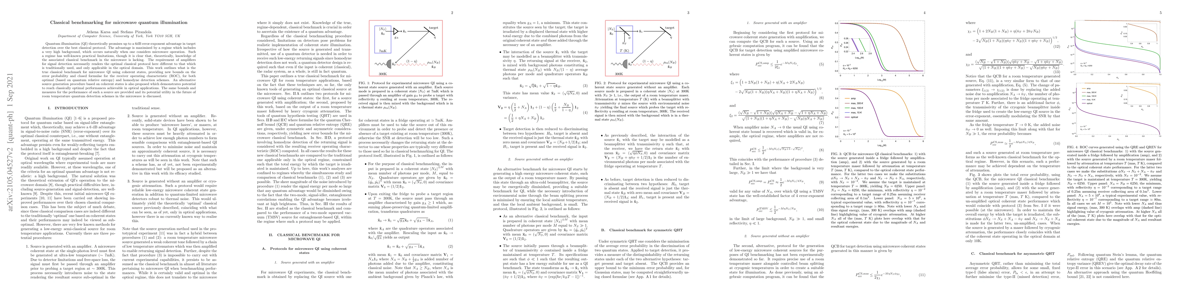 Thumbnail for Classical benchmarking for microwave quantum illumination