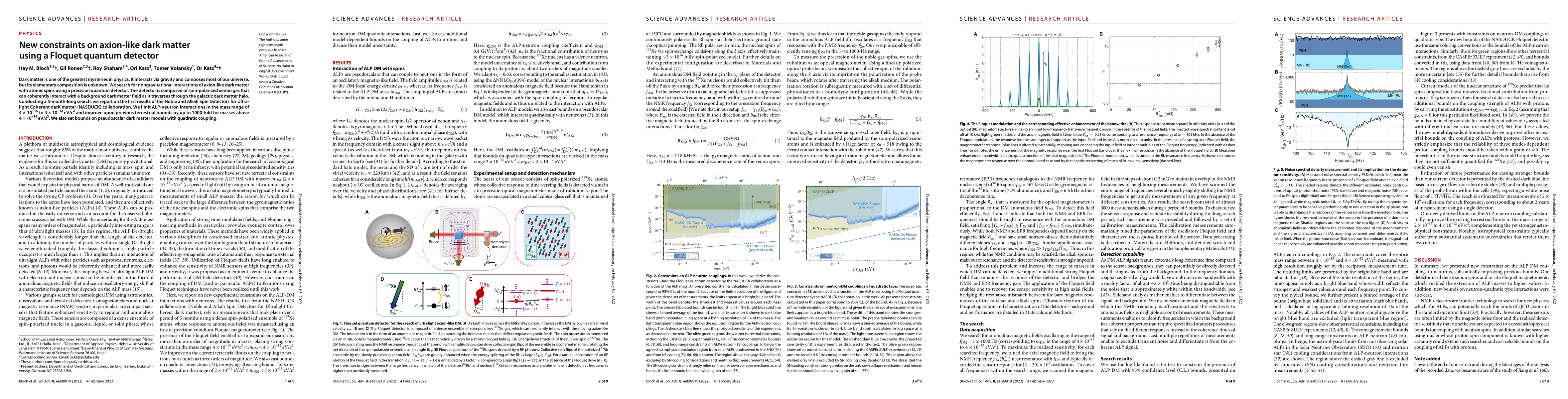 Thumbnail for NASDUCK: New Constraints on Axion-like Dark Matter from Floquet Quantum
  Detector