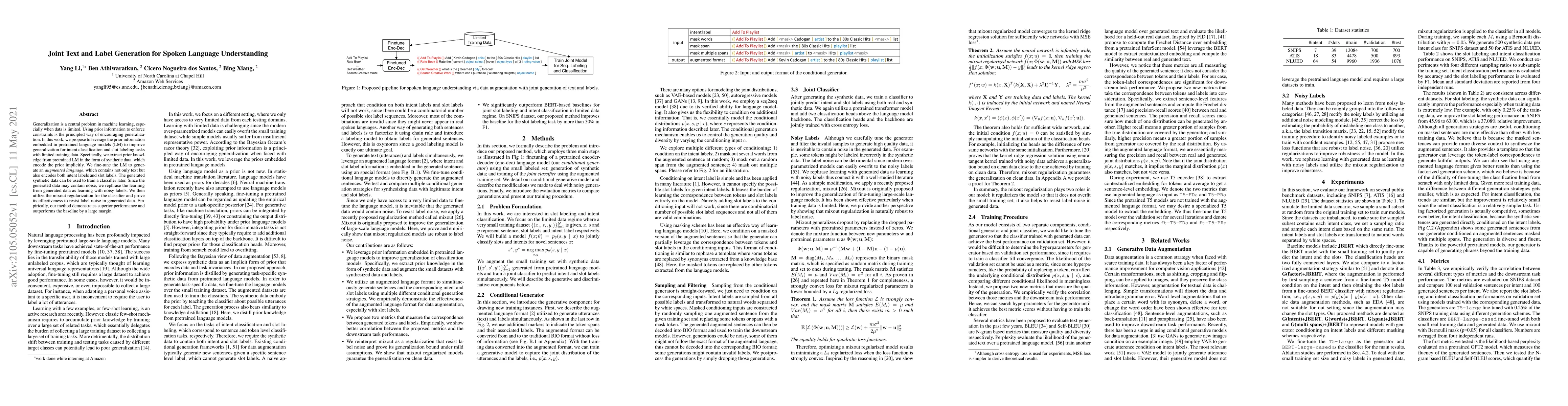 Thumbnail for Joint Text and Label Generation for Spoken Language Understanding