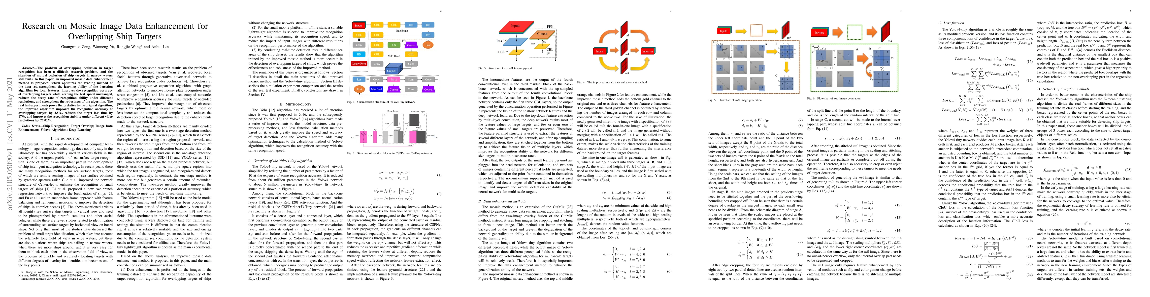 Thumbnail for Research on Mosaic Image Data Enhancement for Overlapping Ship Targets