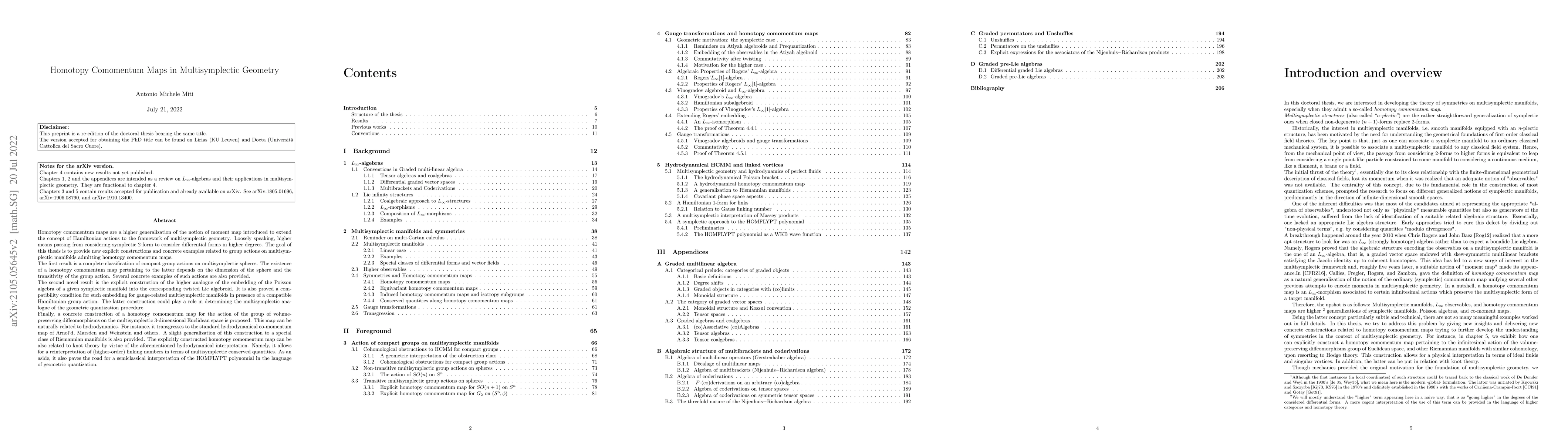 Thumbnail for Homotopy Comomentum Maps in Multisymplectic Geometry