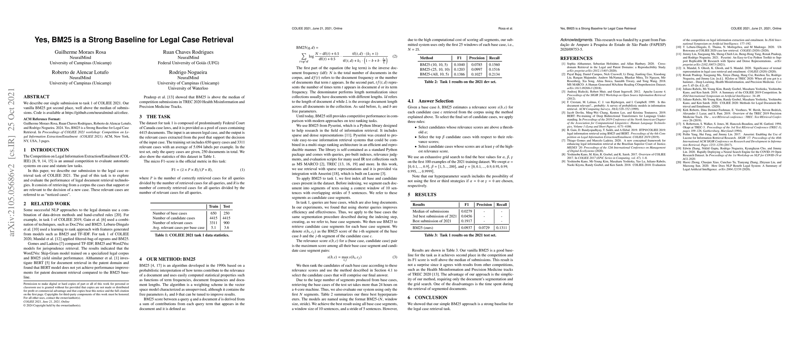 Thumbnail for Yes, BM25 is a Strong Baseline for Legal Case Retrieval