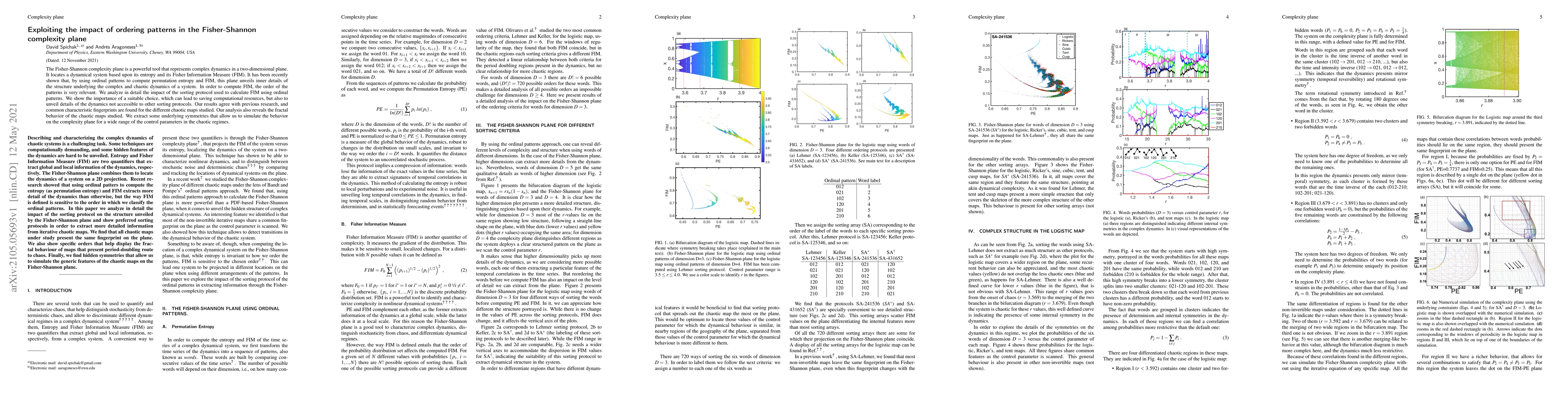 Thumbnail for Exploiting the impact of ordering patterns in the Fisher-Shannon
  complexity plan