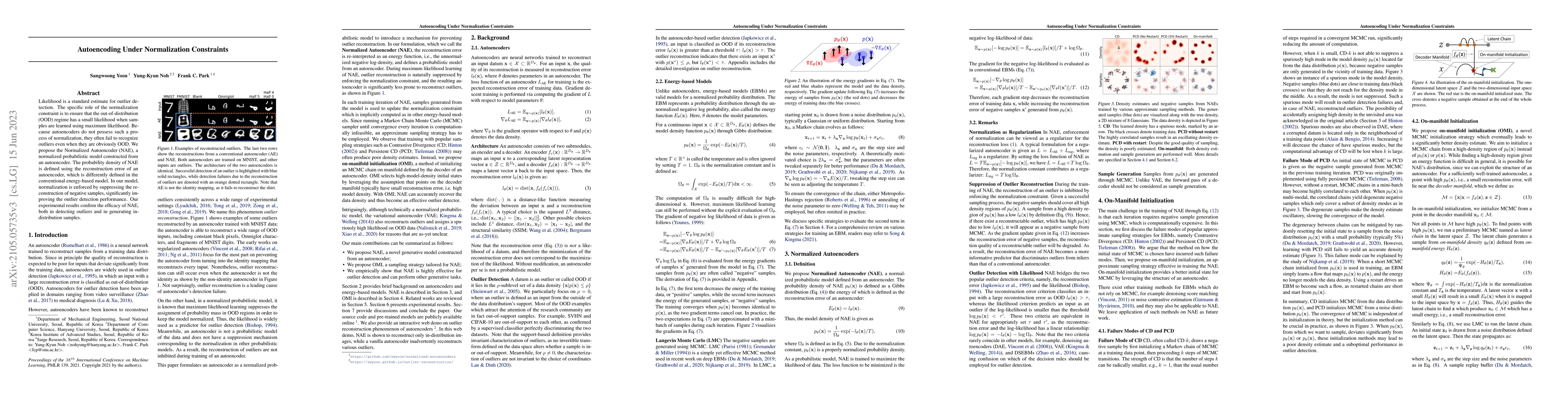 Thumbnail for Autoencoding Under Normalization Constraints