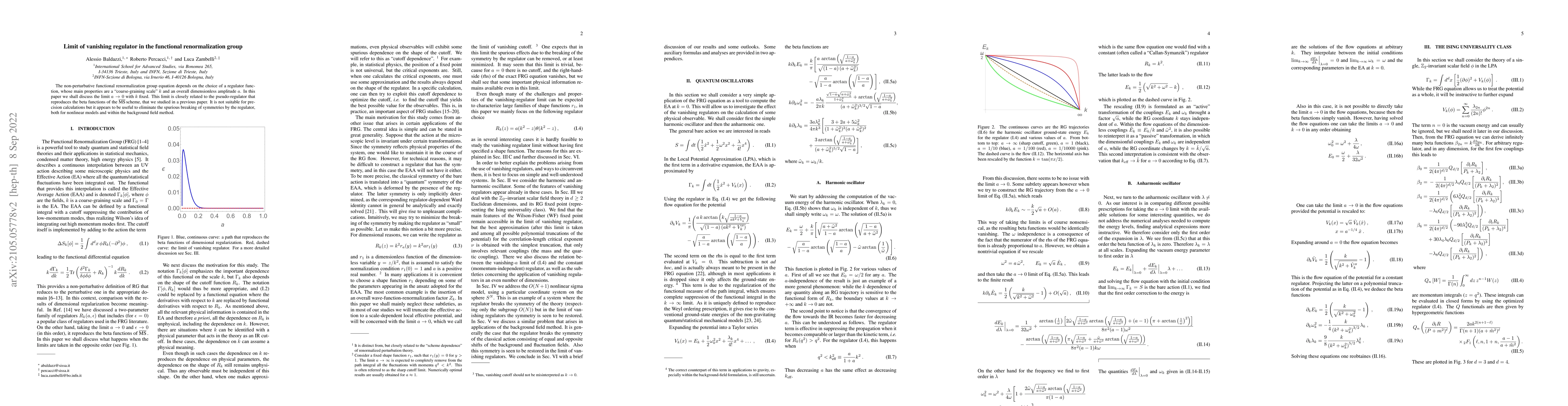 Thumbnail for Limit of vanishing regulator in the functional renormalization group