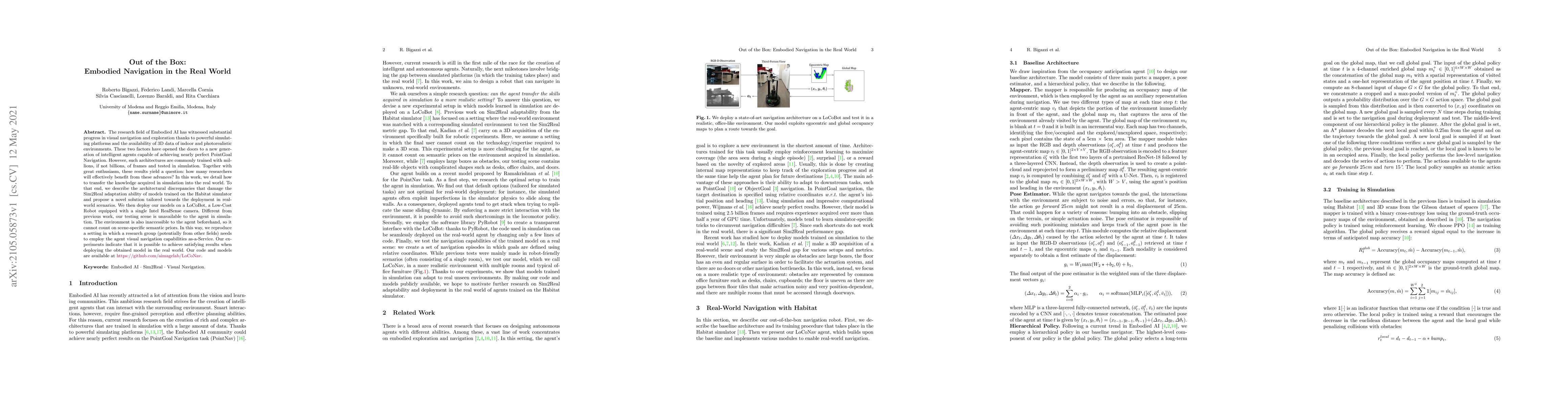 Thumbnail for Out of the Box: Embodied Navigation in the Real World