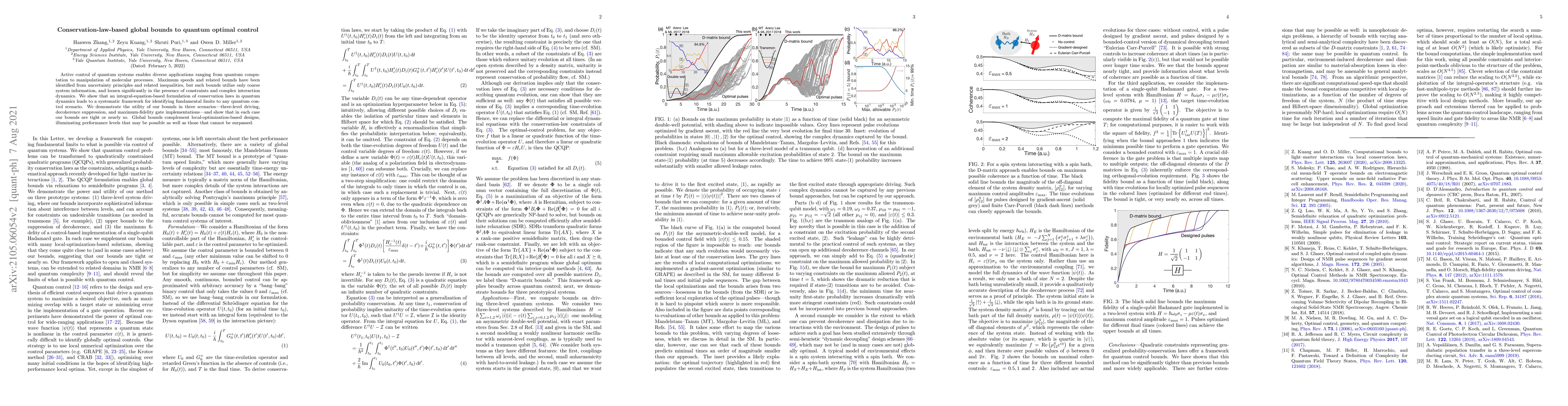 Thumbnail for Conservation-law-based global bounds to quantum optimal control
