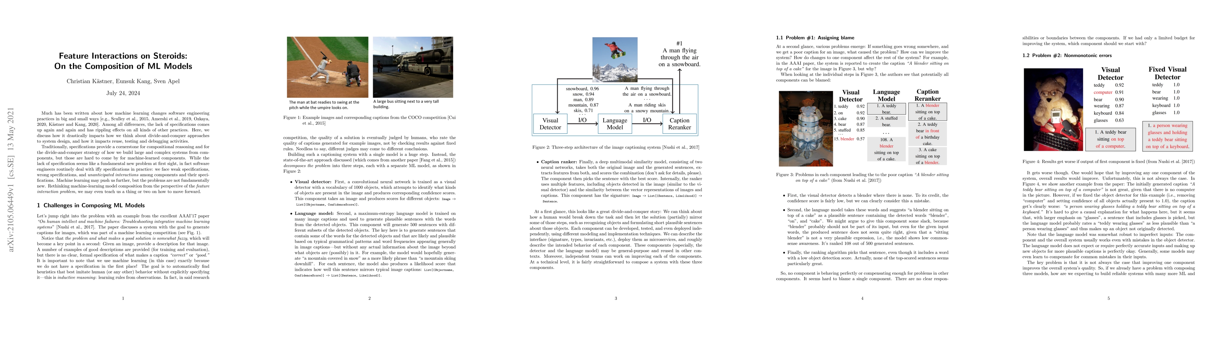 Thumbnail for Feature Interactions on Steroids: On the Composition of ML Models