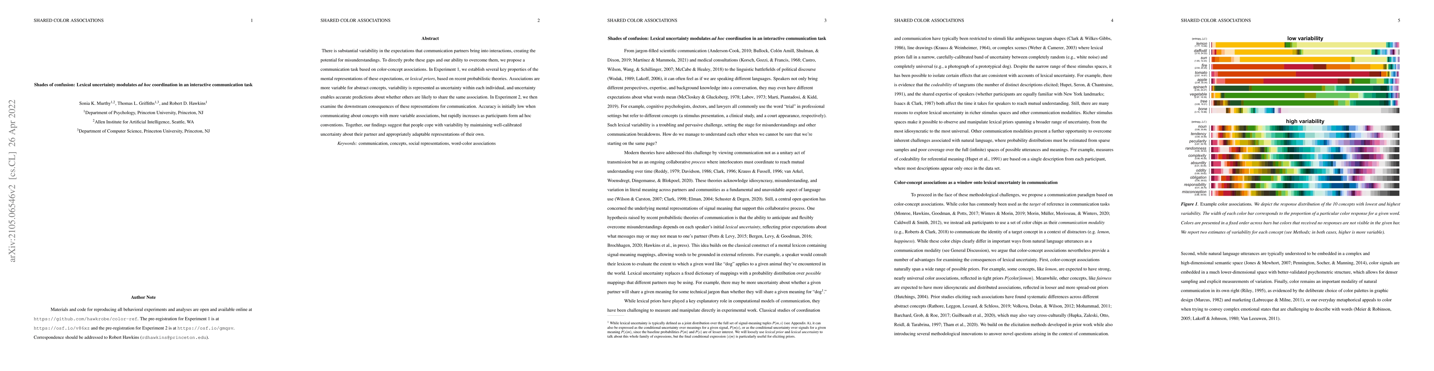 Thumbnail for Shades of confusion: Lexical uncertainty modulates ad hoc coordination
  in an interactive communication task
