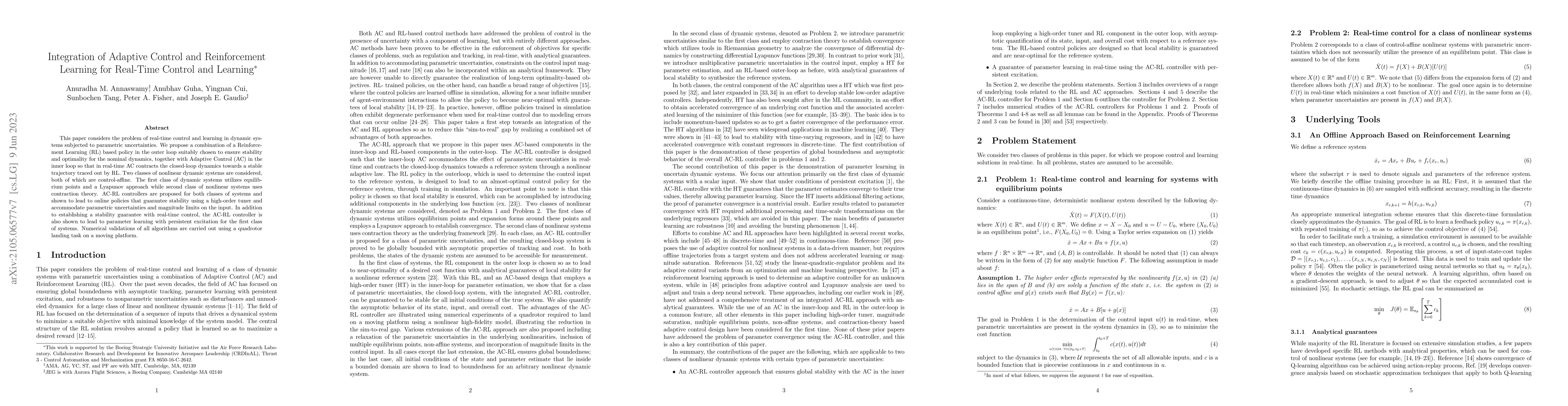 Thumbnail for Online Algorithms and Policies Using Adaptive and Machine Learning
  Approaches
