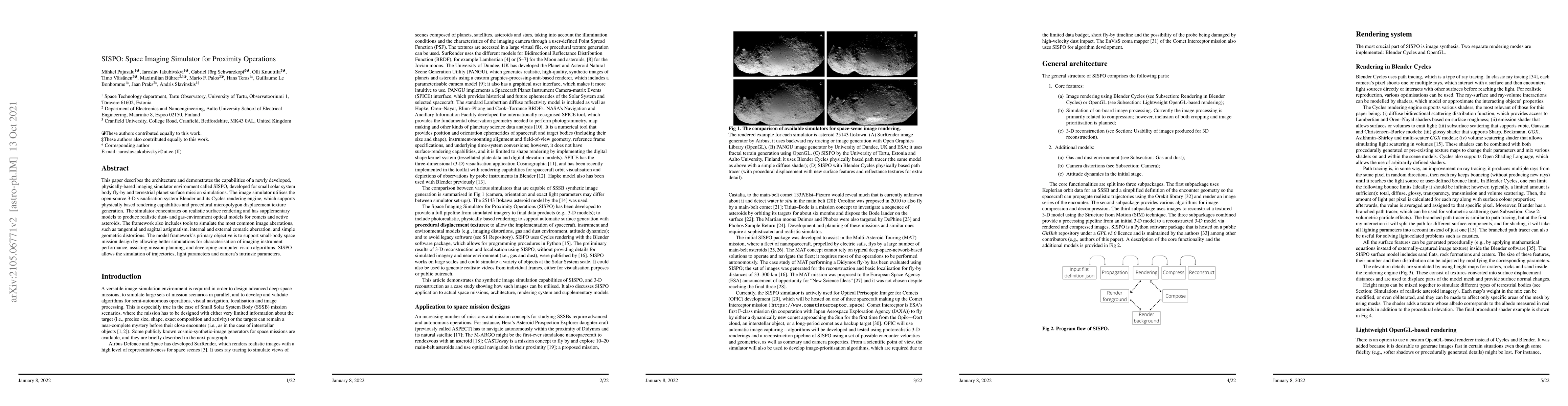 Thumbnail for SISPO: Space Imaging Simulator for Proximity Operations