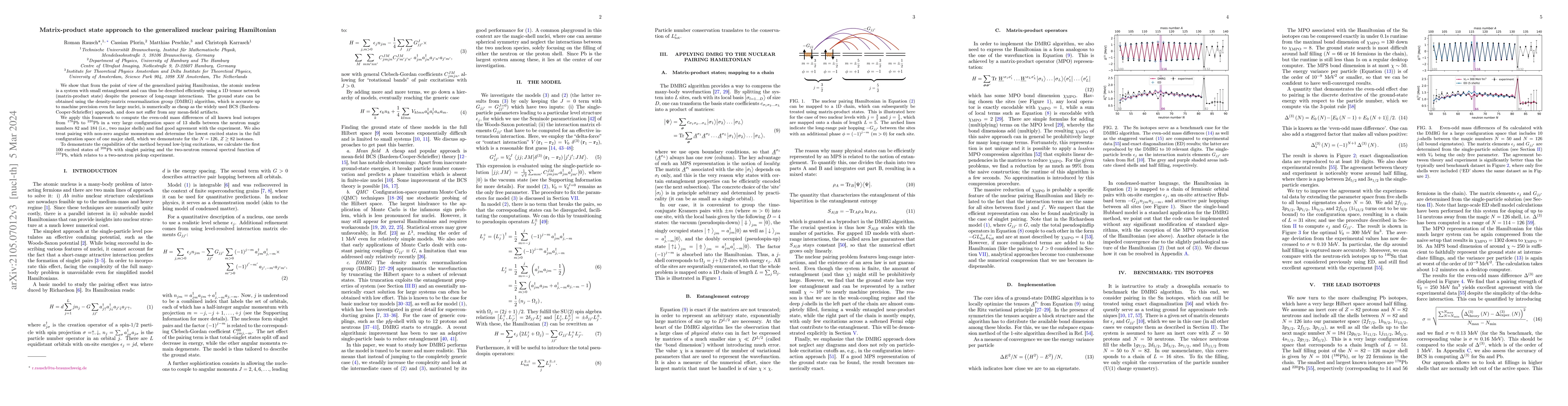 Thumbnail for Matrix-product state approach to the generalized nuclear pairing
  Hamiltonian