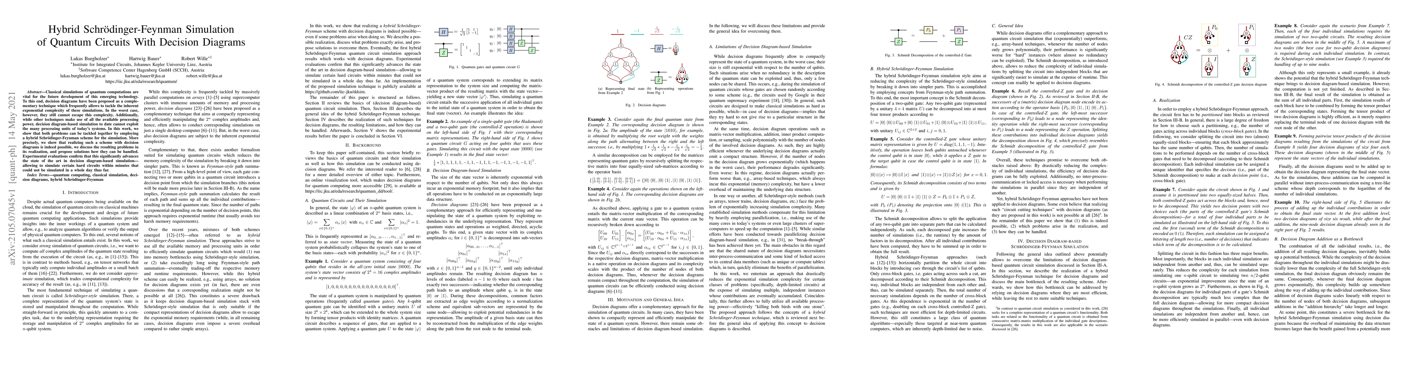 Thumbnail for Hybrid Schr\"odinger-Feynman Simulation of Quantum Circuits With
  Decision Diagrams