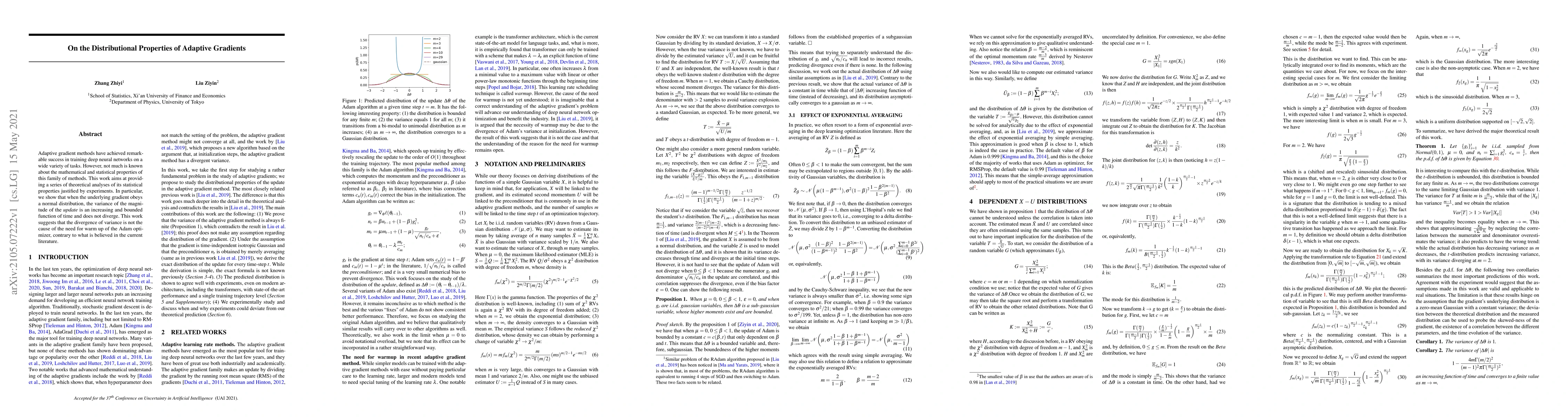 Thumbnail for On the Distributional Properties of Adaptive Gradients