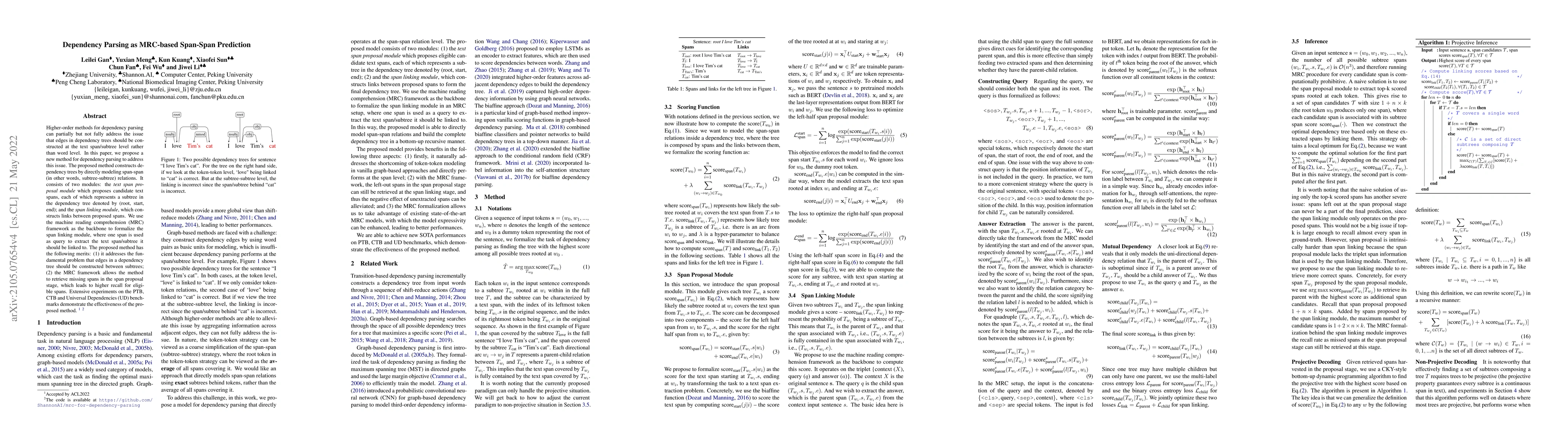 Thumbnail for Dependency Parsing as MRC-based Span-Span Prediction