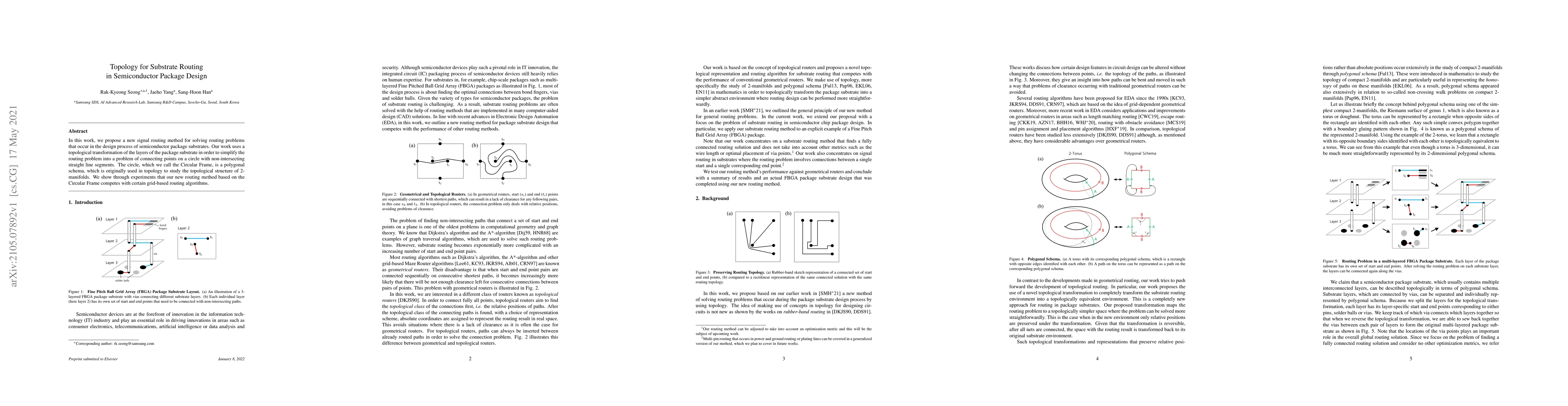 Thumbnail for Topology for Substrate Routing in Semiconductor Package Design