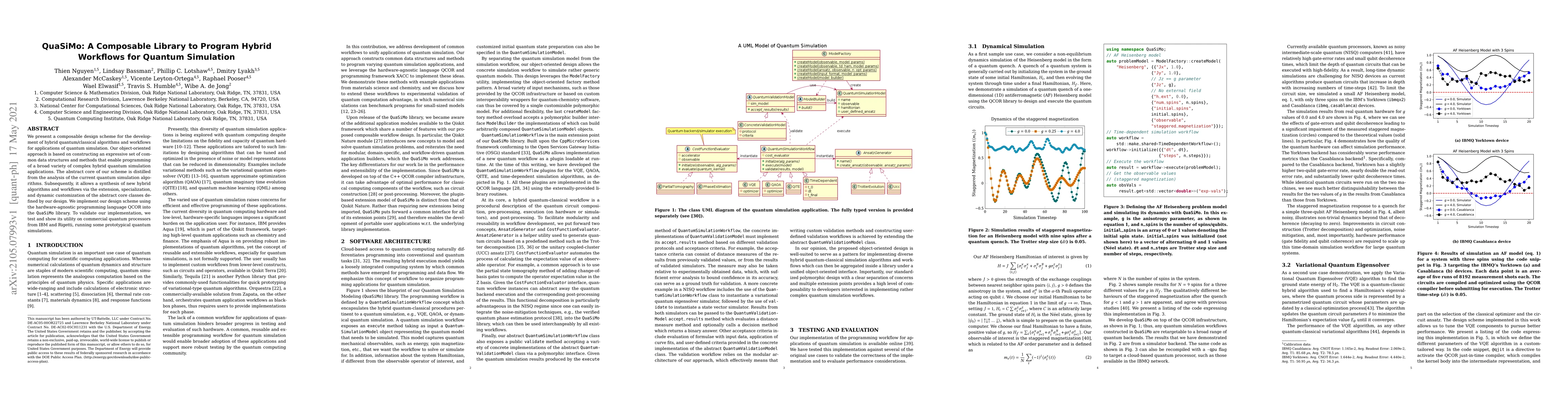 Thumbnail for QuaSiMo: A Composable Library to Program Hybrid Workflows for Quantum
  Simulation