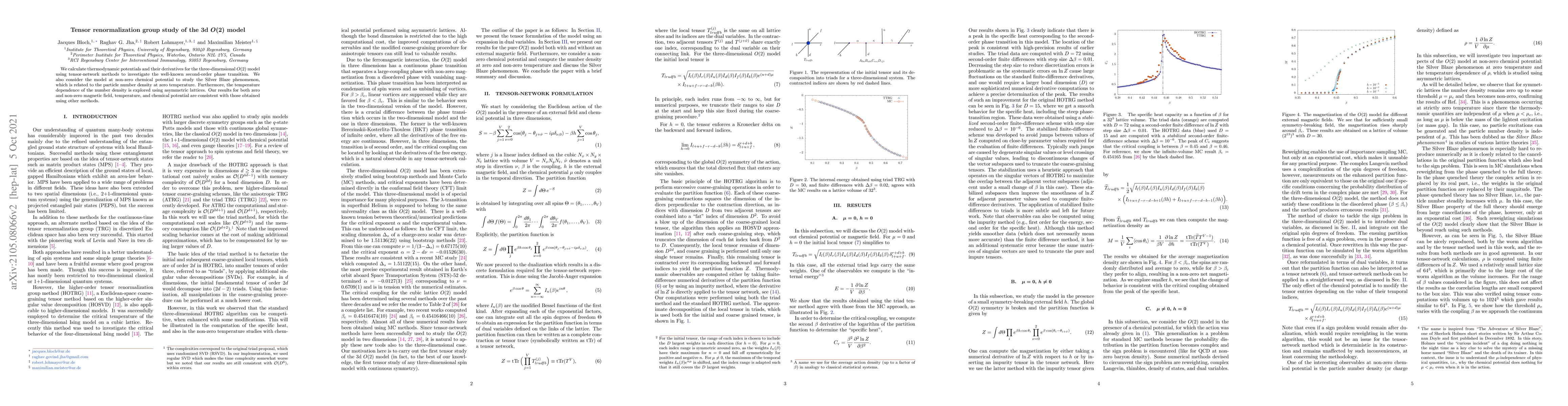 Thumbnail for Tensor renormalization group study of the 3d $O(2)$ model