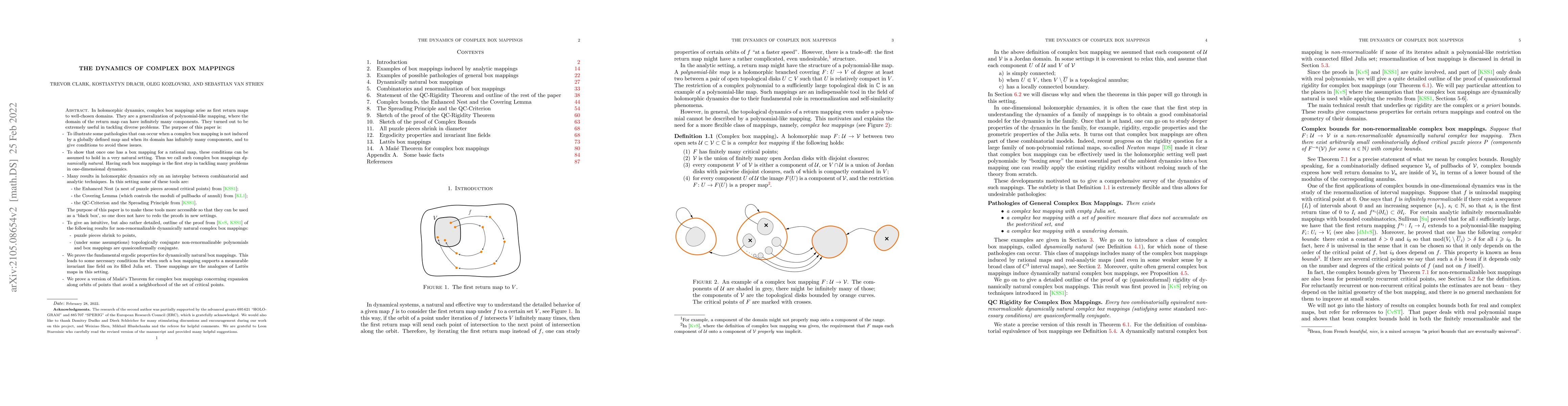 Thumbnail for The dynamics of complex box mappings
