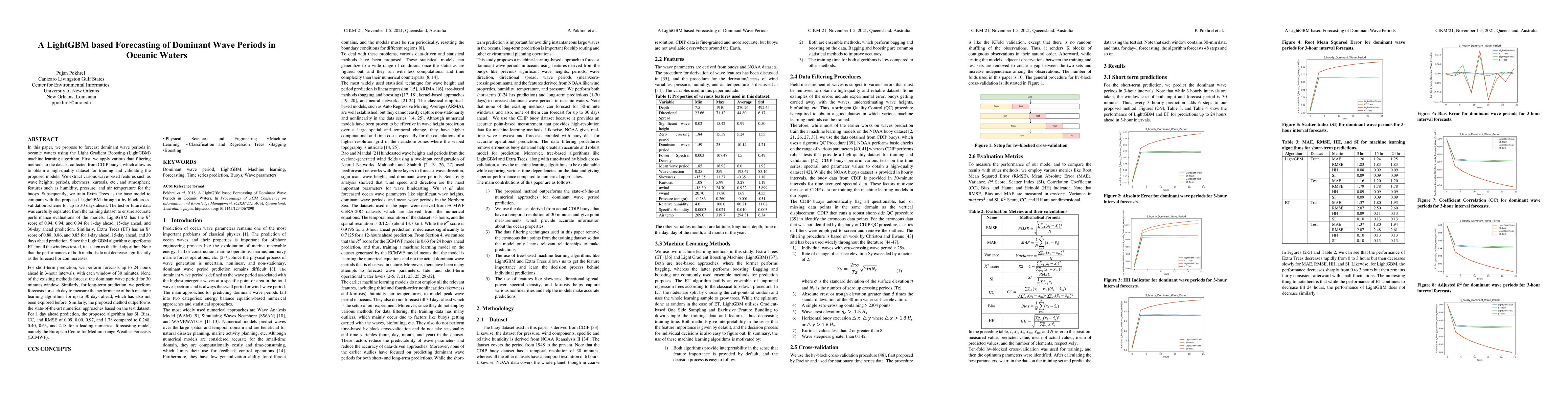 Thumbnail for A LightGBM based Forecasting of Dominant Wave Periods in Oceanic Waters